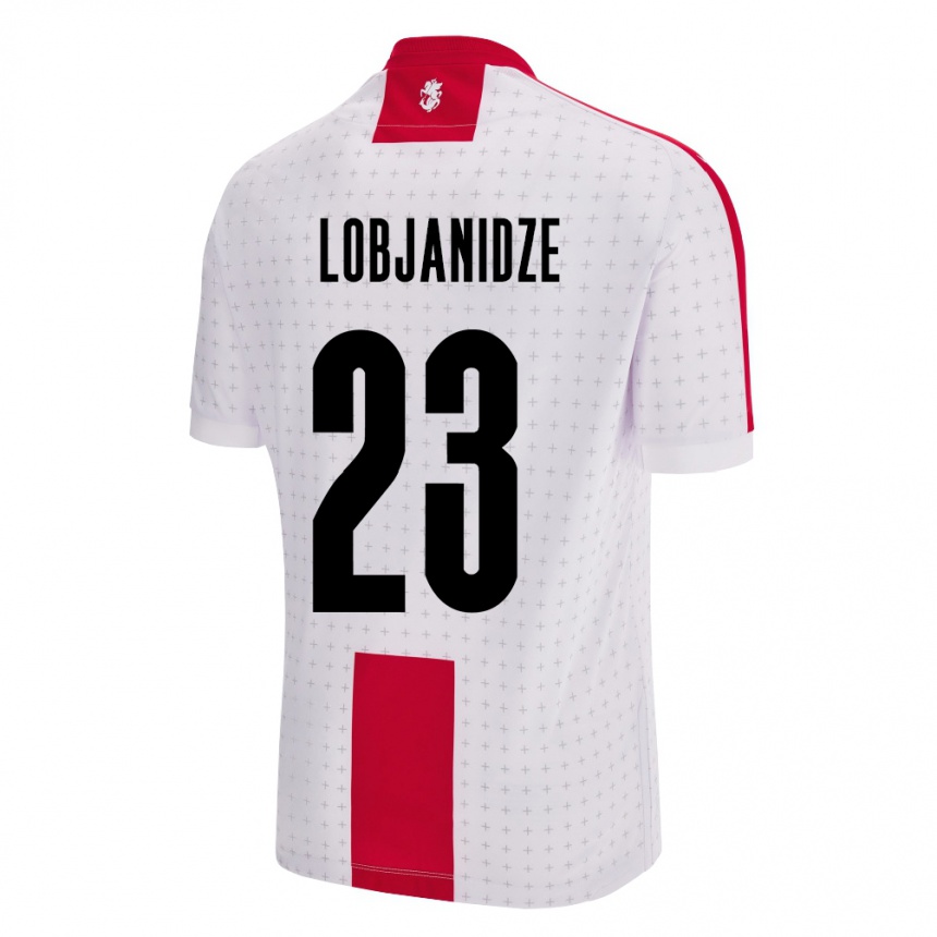 Kids Football Georgia Saba Lobjanidze #23 White Home Jersey 24-26 T-Shirt Uk