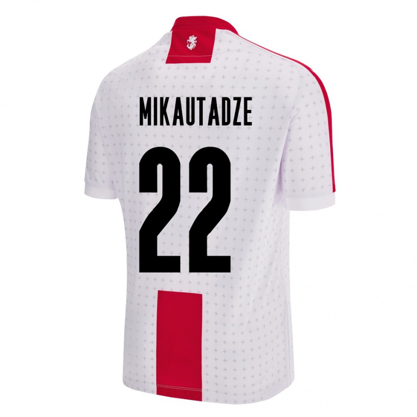 Kids Football Georgia Georges Mikautadze #22 White Home Jersey 24-26 T-Shirt Uk