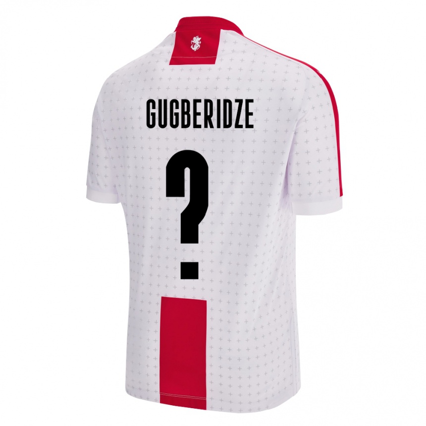 Kids Football Georgia Beka Gugberidze #0 White Home Jersey 24-26 T-Shirt Uk