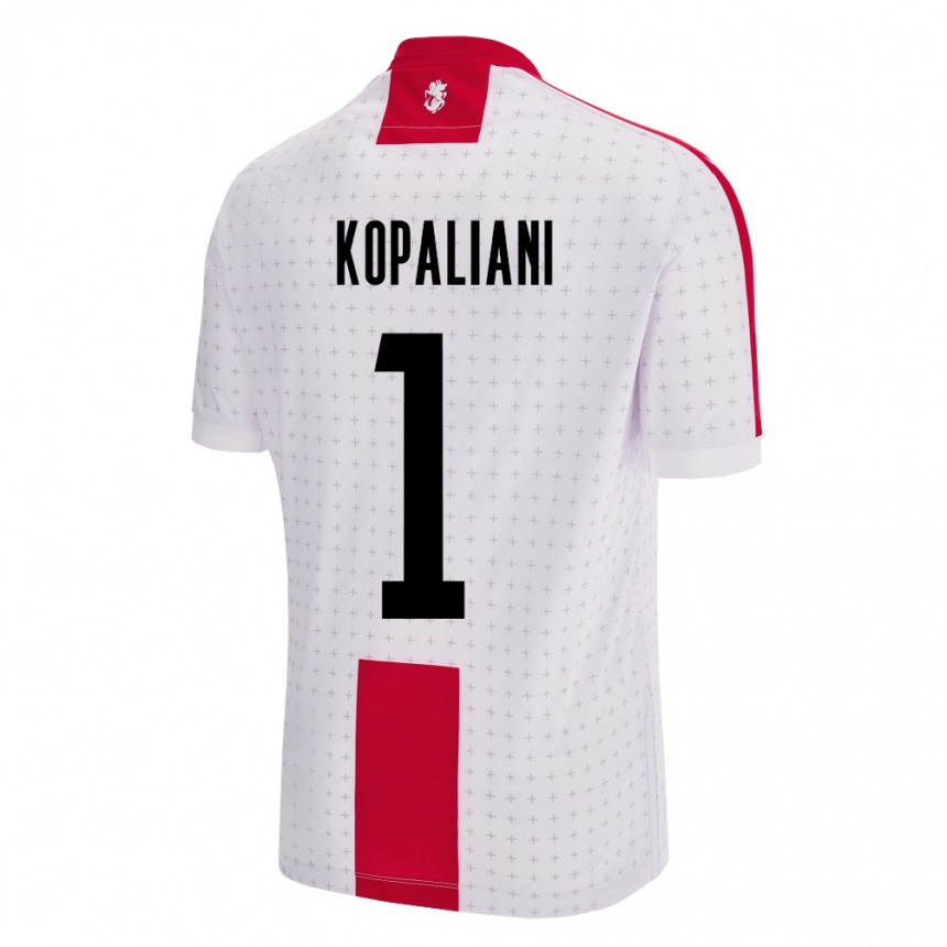 Kids Football Georgia Soso Kopaliani #1 White Home Jersey 24-26 T-Shirt Uk