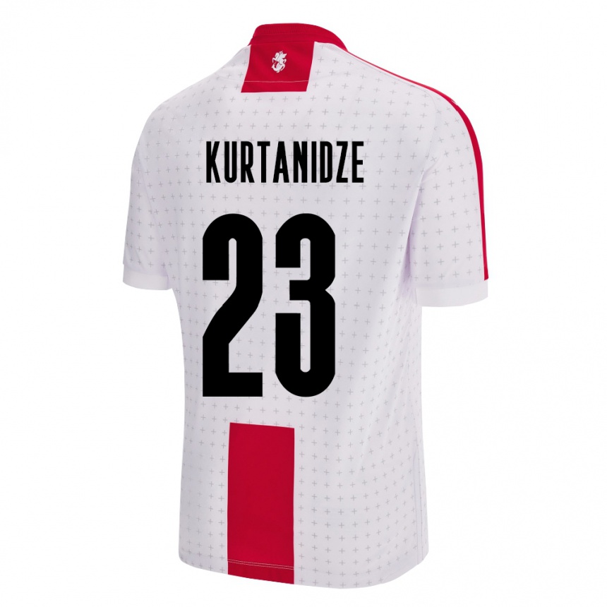 Kids Football Georgia Revaz Kurtanidze #23 White Home Jersey 24-26 T-Shirt Uk