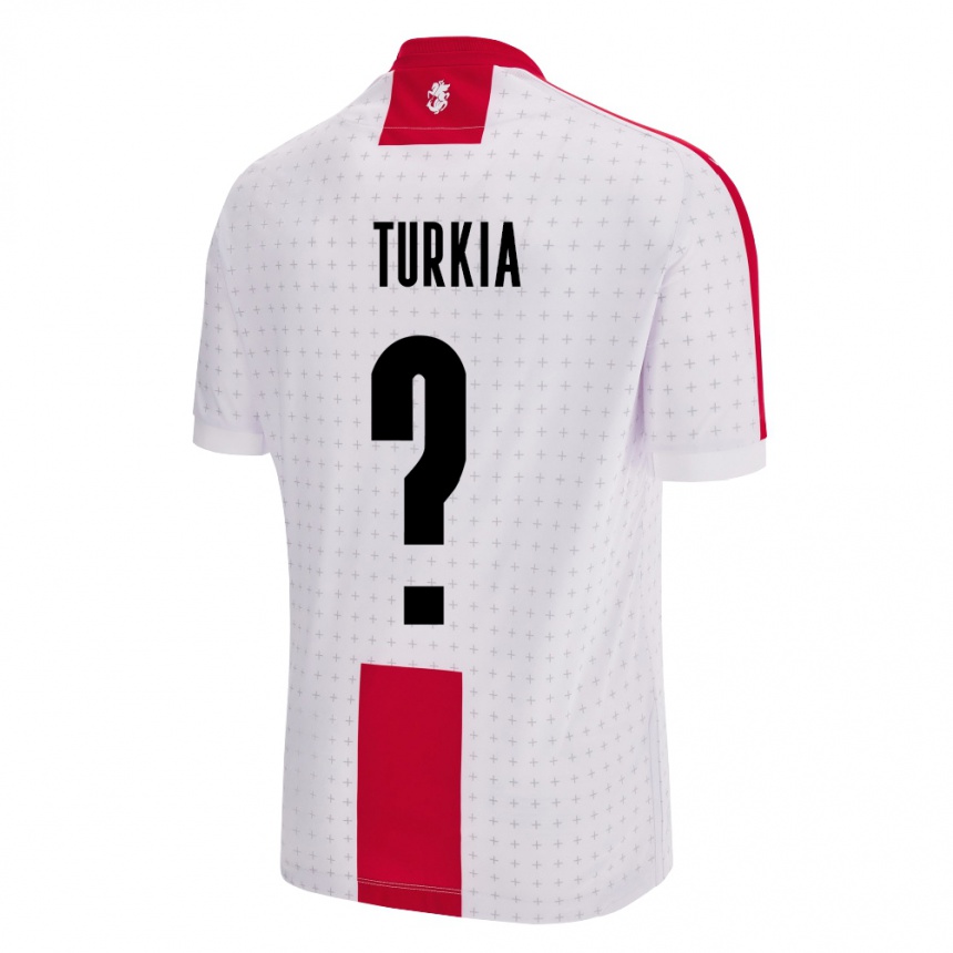 Kids Football Georgia Aleksandre Turkia #0 White Home Jersey 24-26 T-Shirt Uk