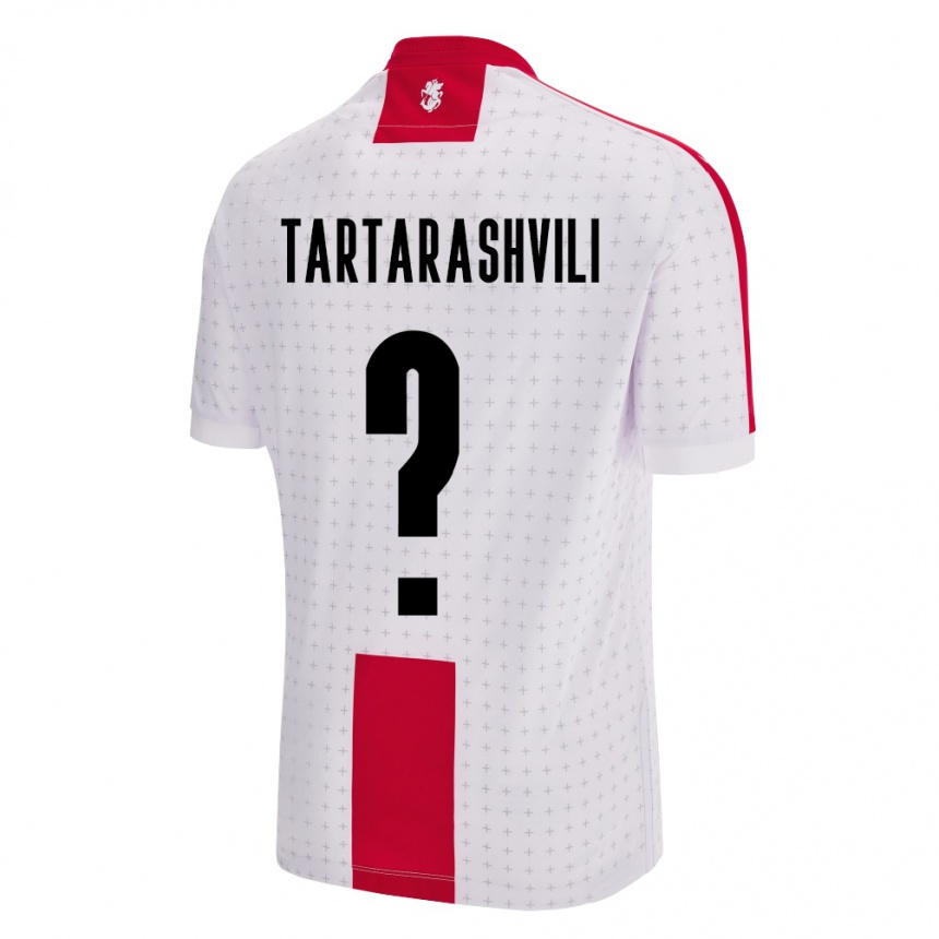 Kids Football Georgia Saba Tartarashvili #0 White Home Jersey 24-26 T-Shirt Uk