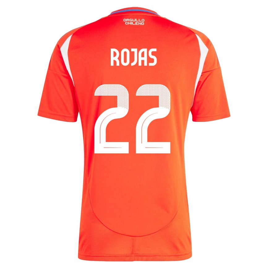 Kids Football Chile Jeyson Rojas #22 Red Home Jersey 24-26 T-Shirt Uk