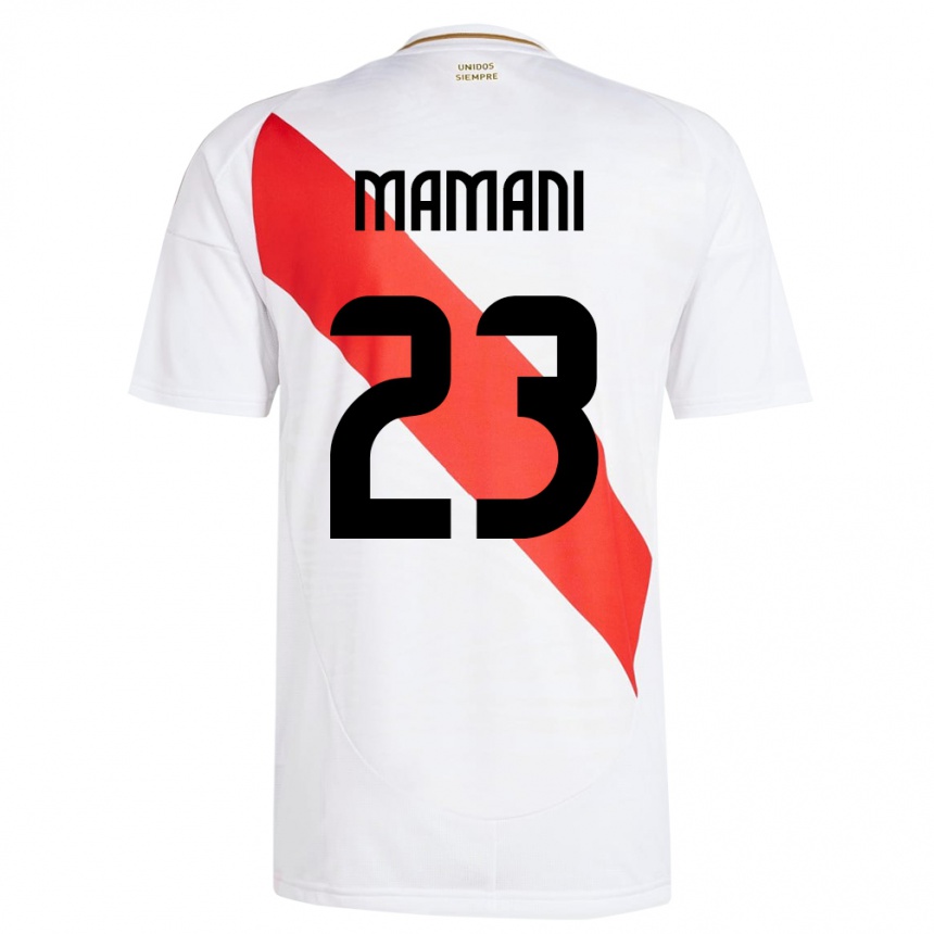 Kids Football Peru Julia Mamani #23 White Home Jersey 24-26 T-Shirt Uk