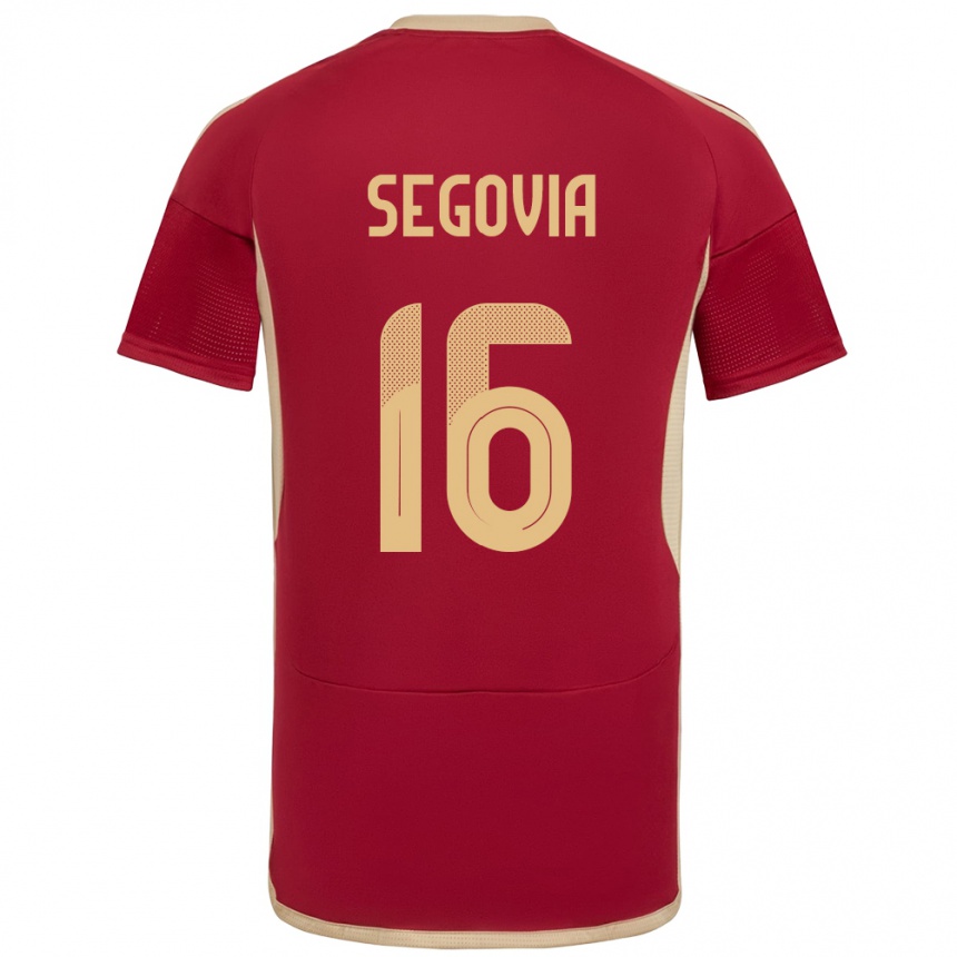 Kids Football Venezuela Telasco Segovia #16 Burgundy Home Jersey 24-26 T-Shirt Uk