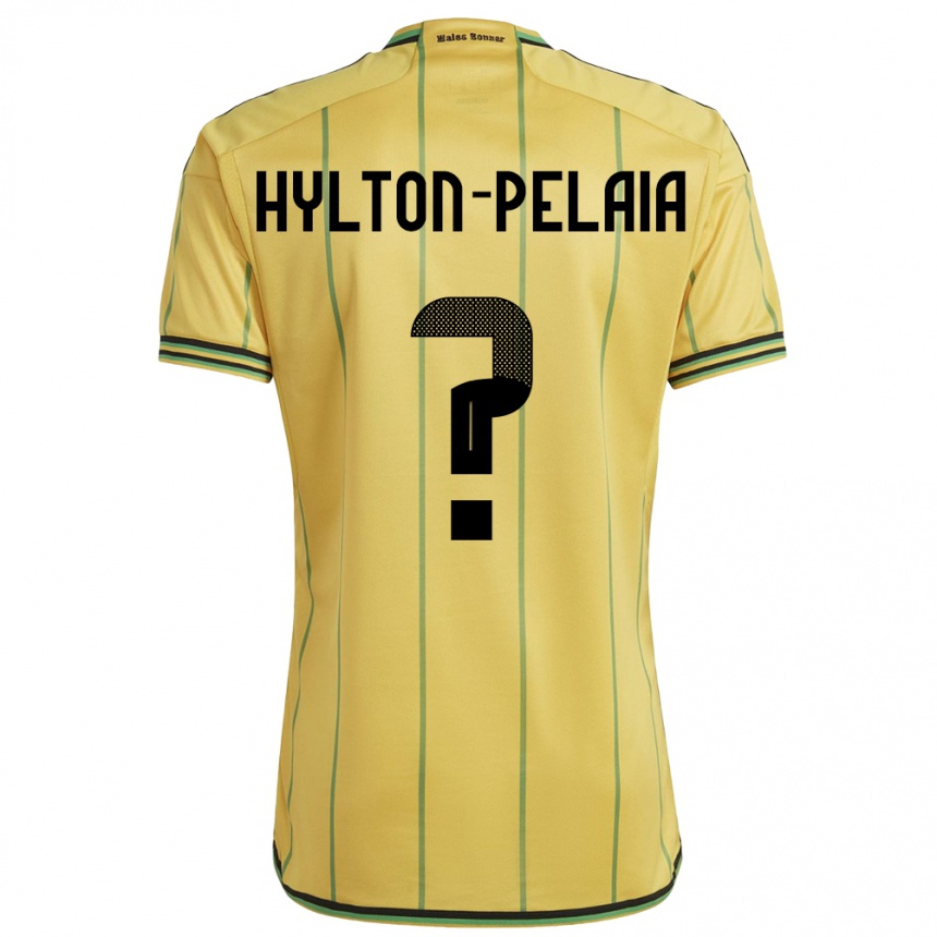 Kids Football Jamaica Jayda Hylton-Pelaia #0 Yellow Home Jersey 24-26 T-Shirt Uk