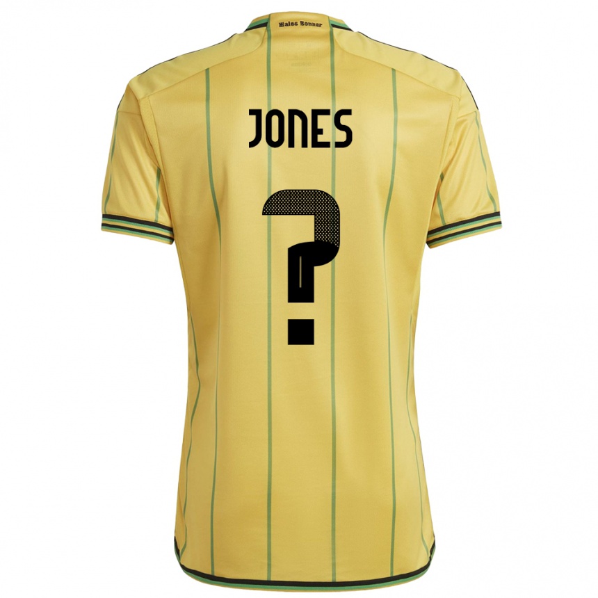 Kids Football Jamaica Rachel Jones #0 Yellow Home Jersey 24-26 T-Shirt Uk