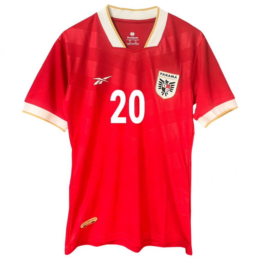 Kids Football Panama Blas Pérez #20 Red Home Jersey 24-26 T-Shirt Uk