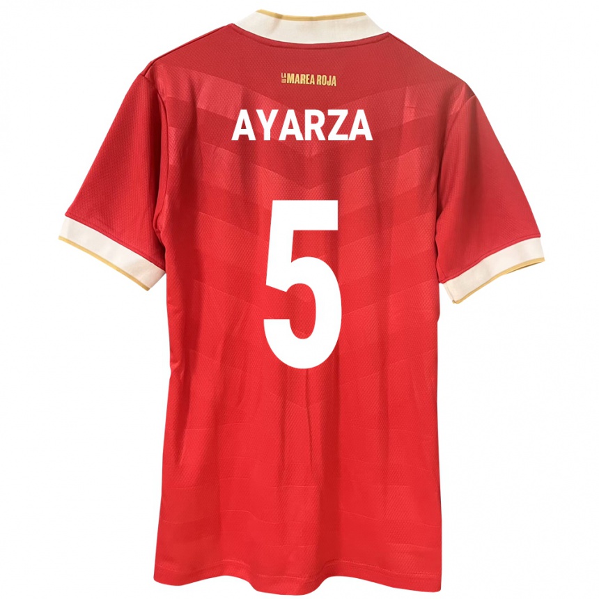 Kids Football Panama Abdiel Ayarza #5 Red Home Jersey 24-26 T-Shirt Uk