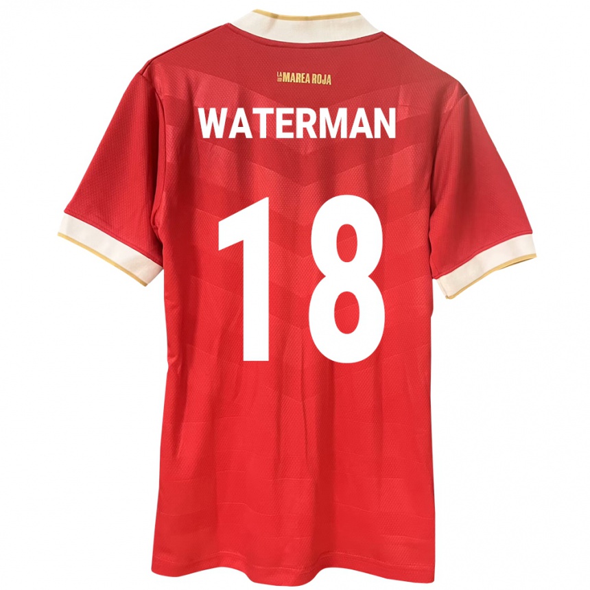 Kids Football Panama Cecilio Waterman #18 Red Home Jersey 24-26 T-Shirt Uk