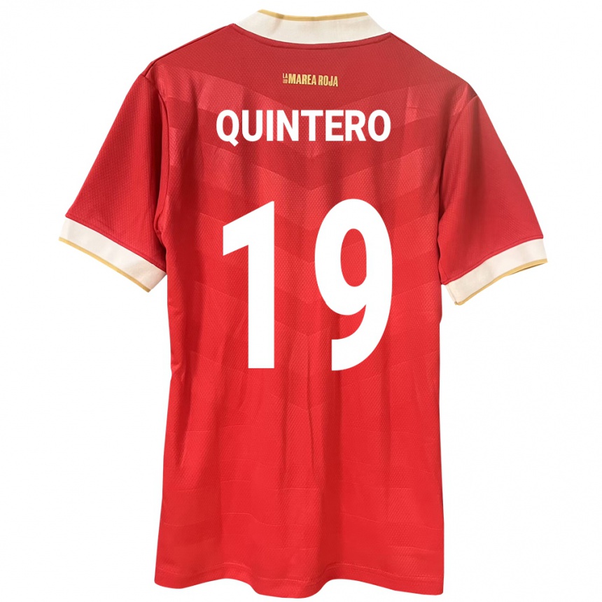 Kids Football Panama Alberto Quintero #19 Red Home Jersey 24-26 T-Shirt Uk