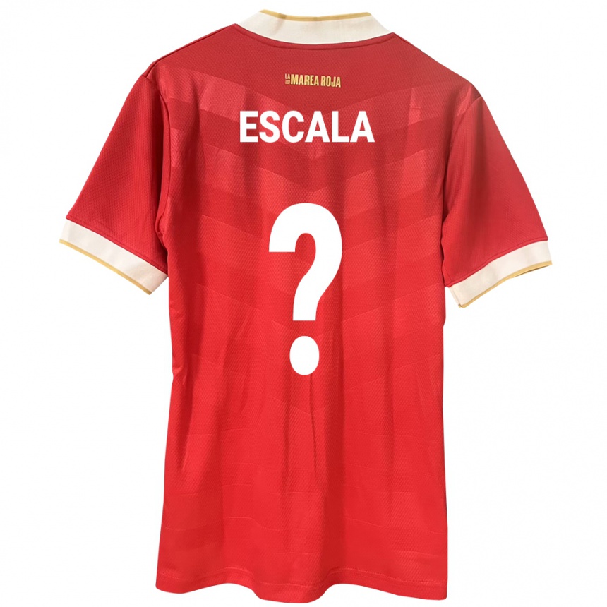 Kids Football Panama Virgilio Escala #0 Red Home Jersey 24-26 T-Shirt Uk