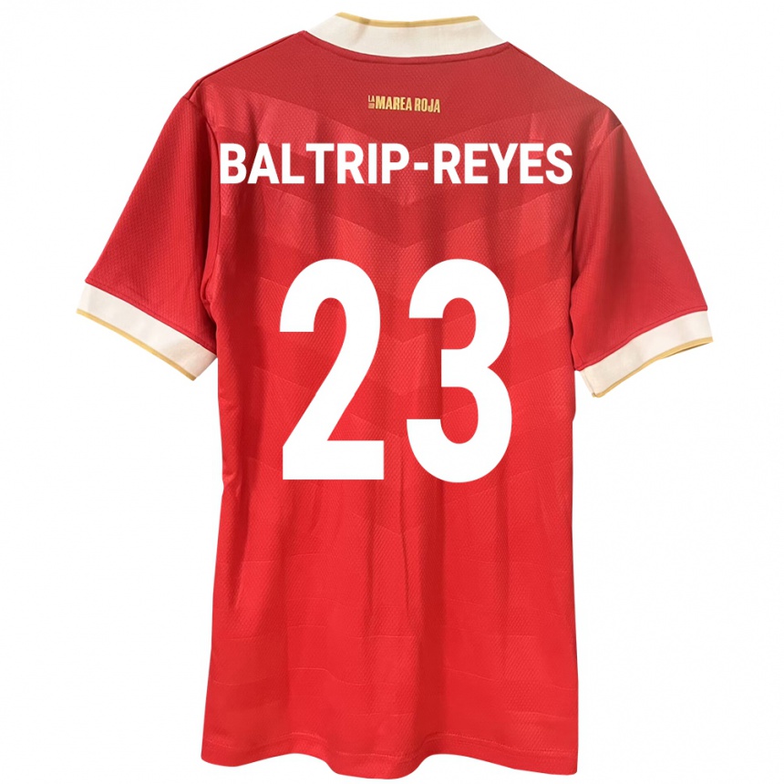 Kids Football Panama Carina Baltrip-Reyes #23 Red Home Jersey 24-26 T-Shirt Uk