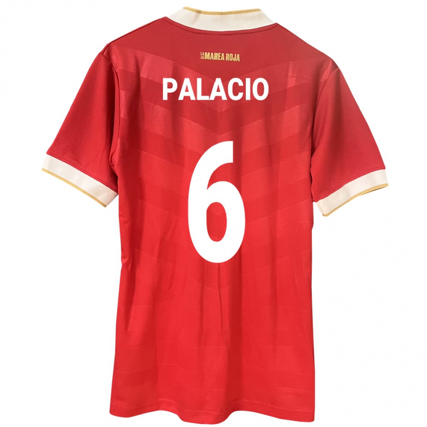 Kids Football Panama Yamileth Palacio #6 Red Home Jersey 24-26 T-Shirt Uk