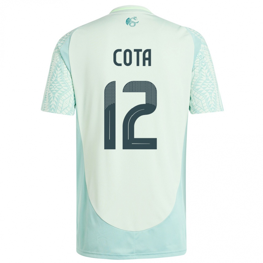 Kids Football Mexico Rodolfo Cota #12 Linen Green Away Jersey 24-26 T-Shirt Uk