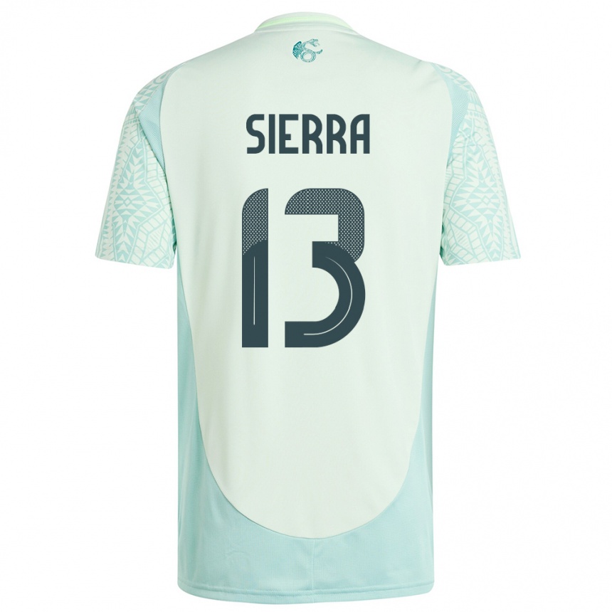 Kids Football Mexico Bianca Sierra #13 Linen Green Away Jersey 24-26 T-Shirt Uk