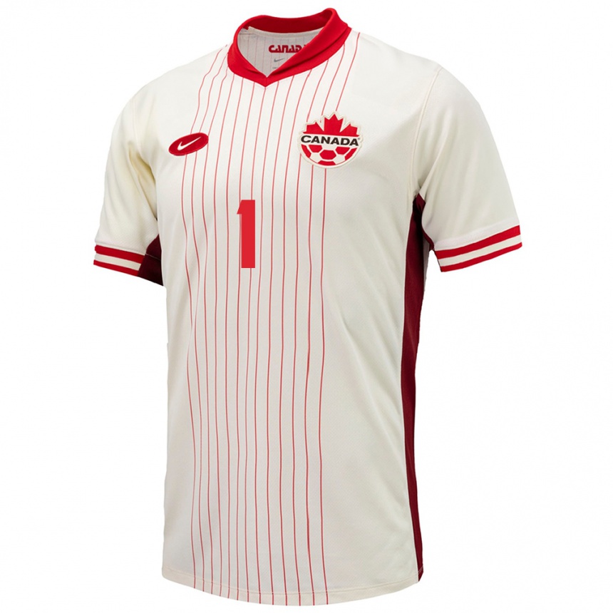 Kids Football Canada Kailen Sheridan #1 White Away Jersey 24-26 T-Shirt Uk