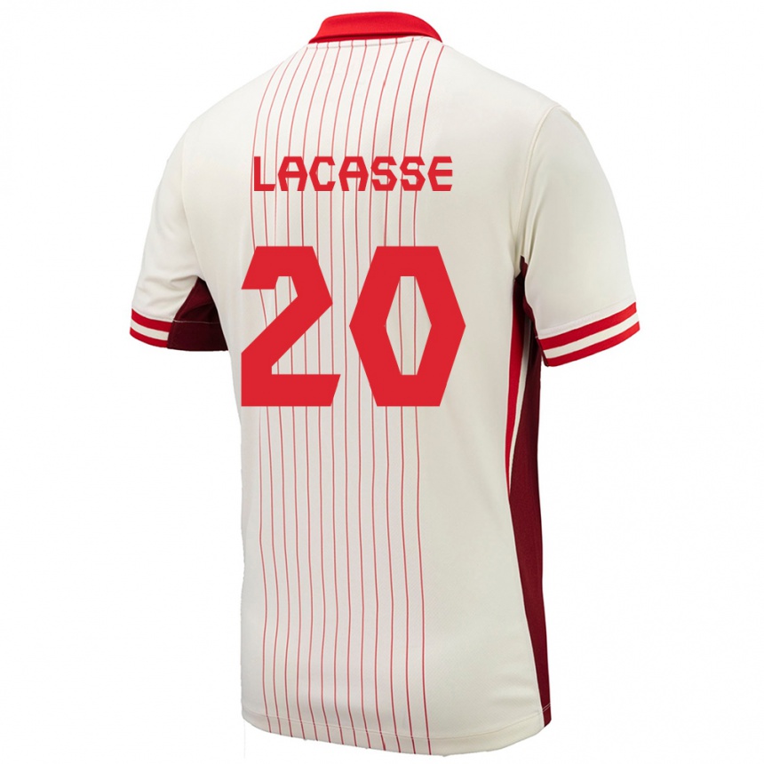 Kids Football Canada Cloe Lacasse #20 White Away Jersey 24-26 T-Shirt Uk