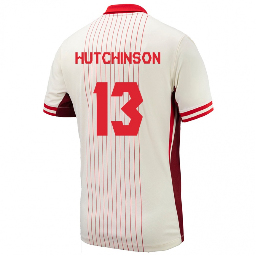 Kids Football Canada Atiba Hutchinson #13 White Away Jersey 24-26 T-Shirt Uk