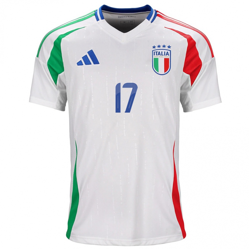 Kids Football Italy Gianluca Mancini #17 White Away Jersey 24-26 T-Shirt Uk