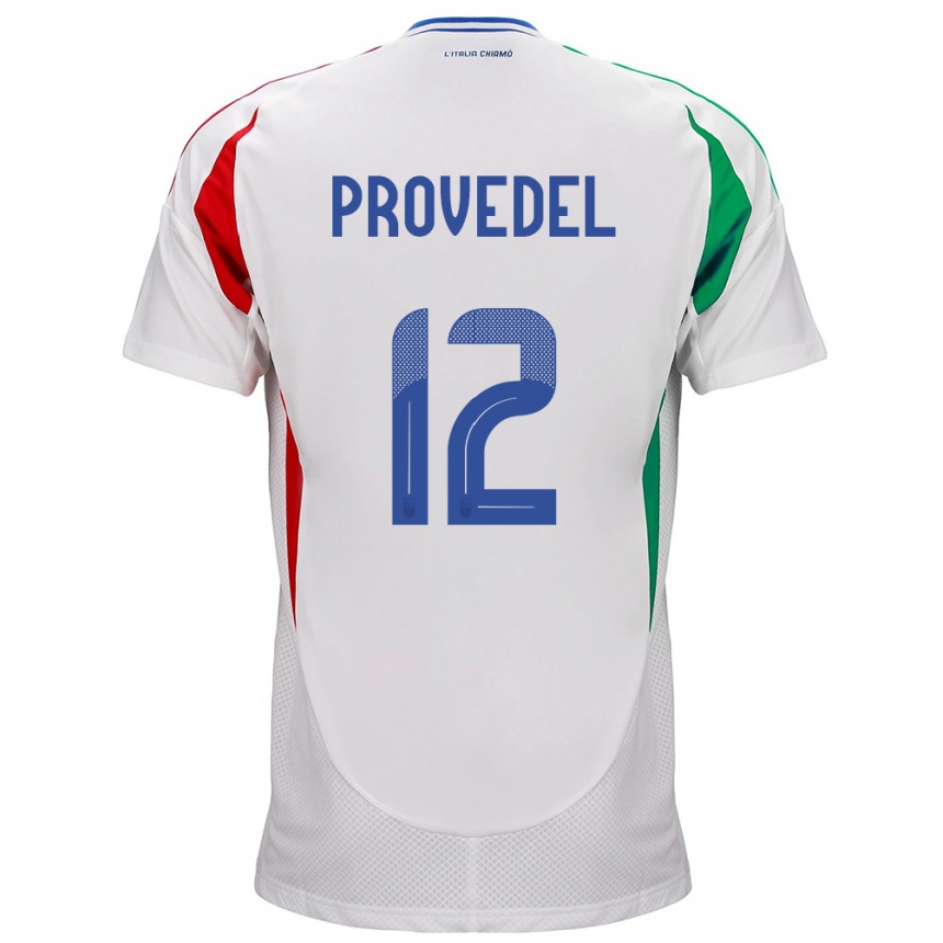 Kids Football Italy Ivan Provedel #12 White Away Jersey 24-26 T-Shirt Uk