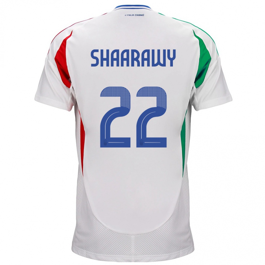 Kids Football Italy Stephan El Shaarawy #22 White Away Jersey 24-26 T-Shirt Uk