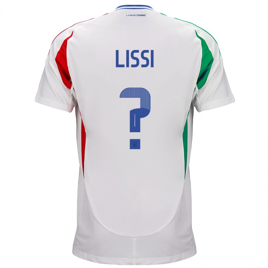 Kids Football Italy Thomas Lissi #0 White Away Jersey 24-26 T-Shirt Uk