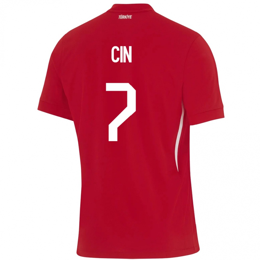 Kids Football Turkey Miray Cin #7 Red Away Jersey 24-26 T-Shirt Uk