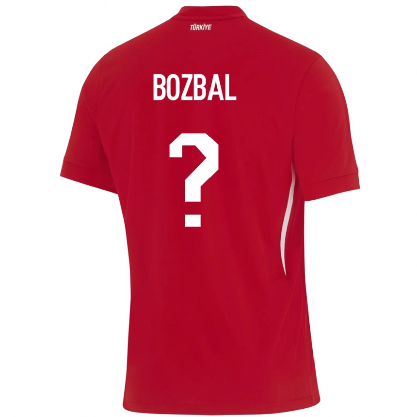 Kids Football Turkey Birsen Bozbal #0 Red Away Jersey 24-26 T-Shirt Uk