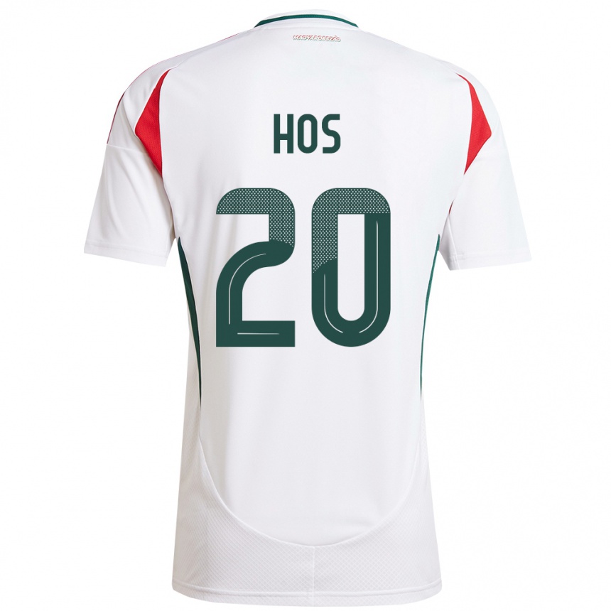 Kids Football Hungary Zsombor Hős #20 White Away Jersey 24-26 T-Shirt Uk