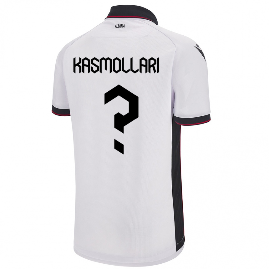 Kids Football Albania Oresti Kasmollari #0 White Away Jersey 24-26 T-Shirt Uk