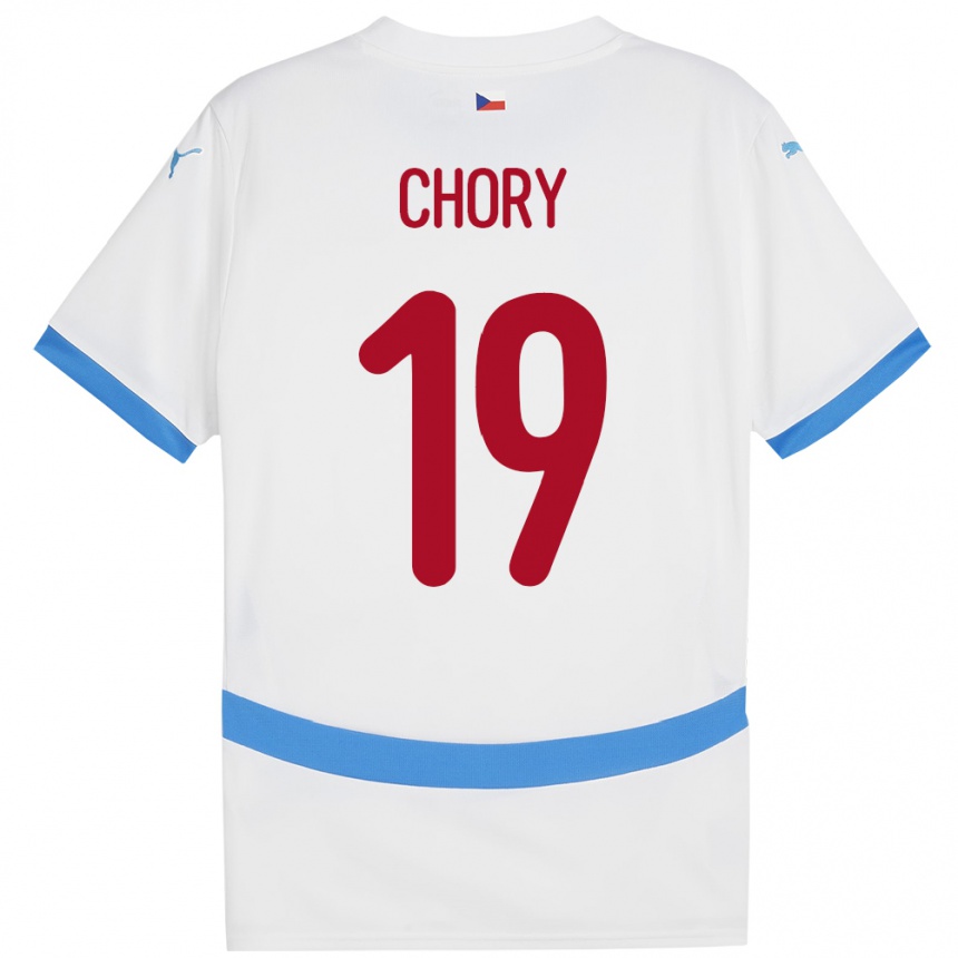 Kids Football Czech Republic Tomas Chory #19 White Away Jersey 24-26 T-Shirt Uk