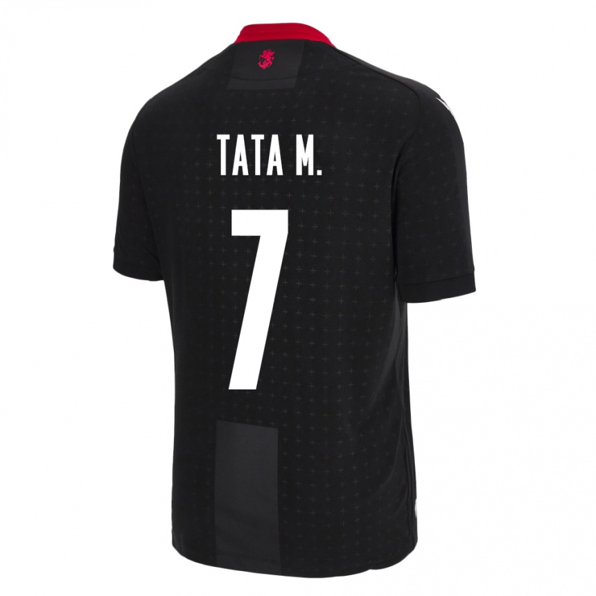 Kids Football Georgia Tata Matveeva #7 Black Away Jersey 24-26 T-Shirt Uk