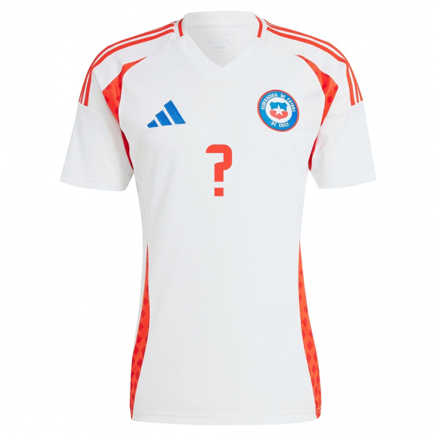 Kids Football Chile Pablo Ugarte #0 White Away Jersey 24-26 T-Shirt Uk