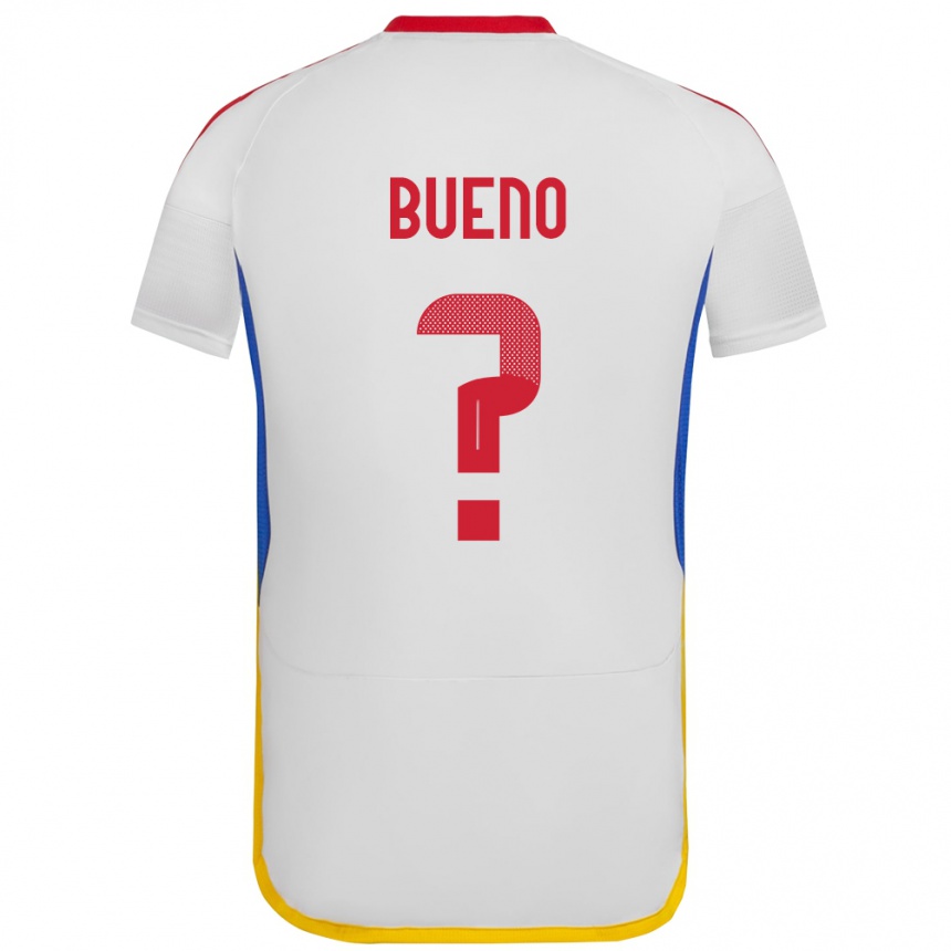 Kids Football Venezuela Jesús Bueno #0 White Away Jersey 24-26 T-Shirt Uk