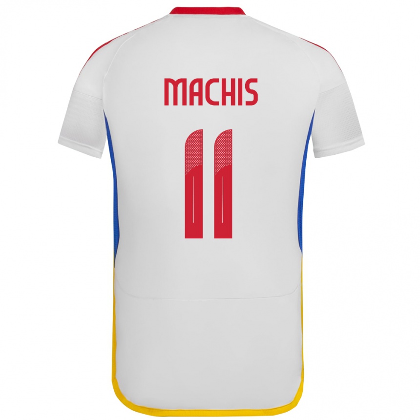 Kids Football Venezuela Darwin Machís #11 White Away Jersey 24-26 T-Shirt Uk