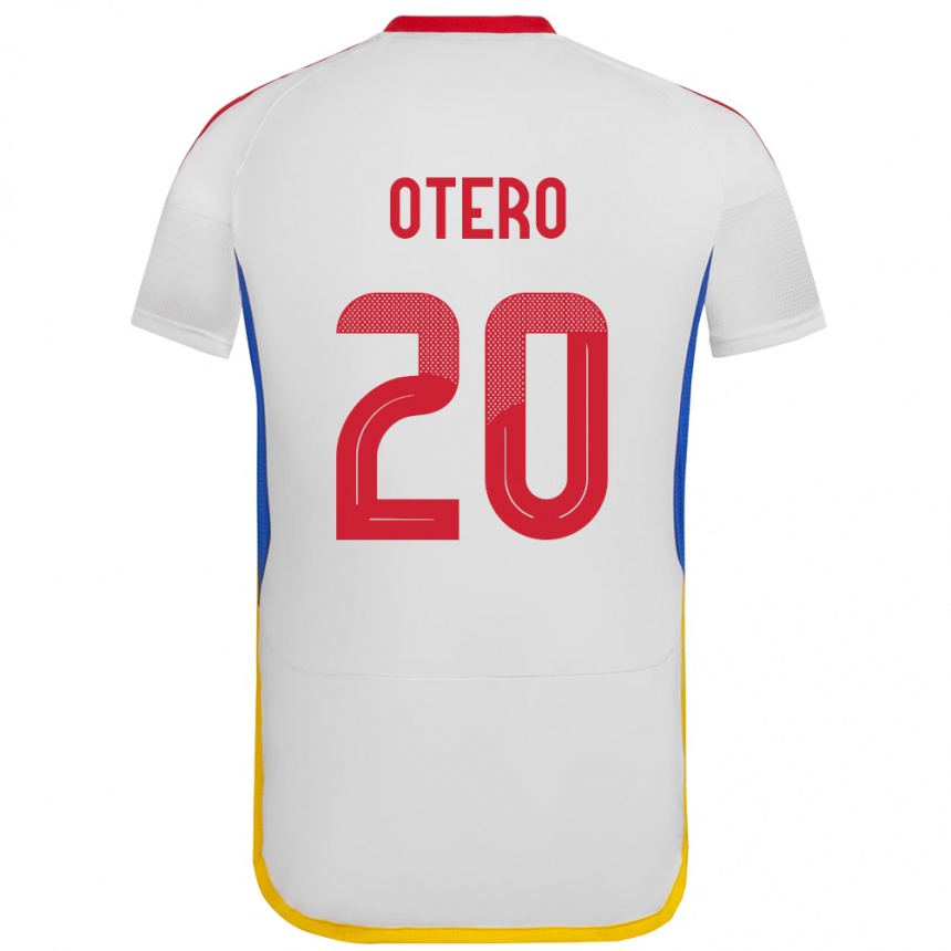 Kids Football Venezuela Rómulo Otero #20 White Away Jersey 24-26 T-Shirt Uk