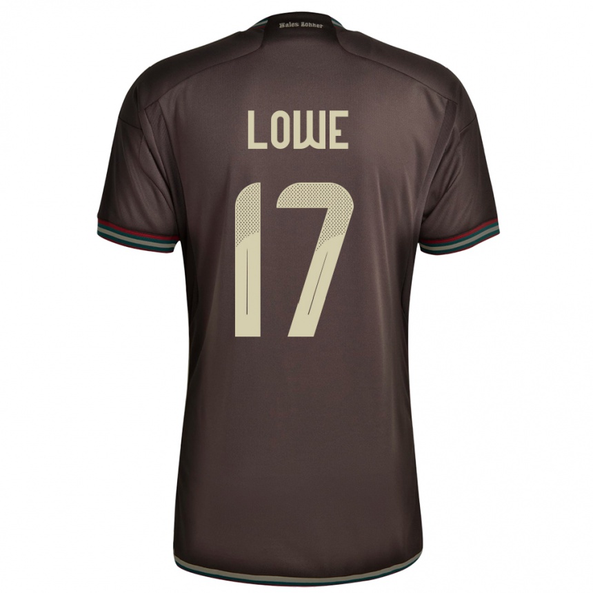 Kids Football Jamaica Damion Lowe #17 Night Brown Away Jersey 24-26 T-Shirt Uk