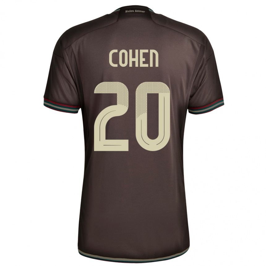 Kids Football Jamaica Dunsting Cohen #20 Night Brown Away Jersey 24-26 T-Shirt Uk