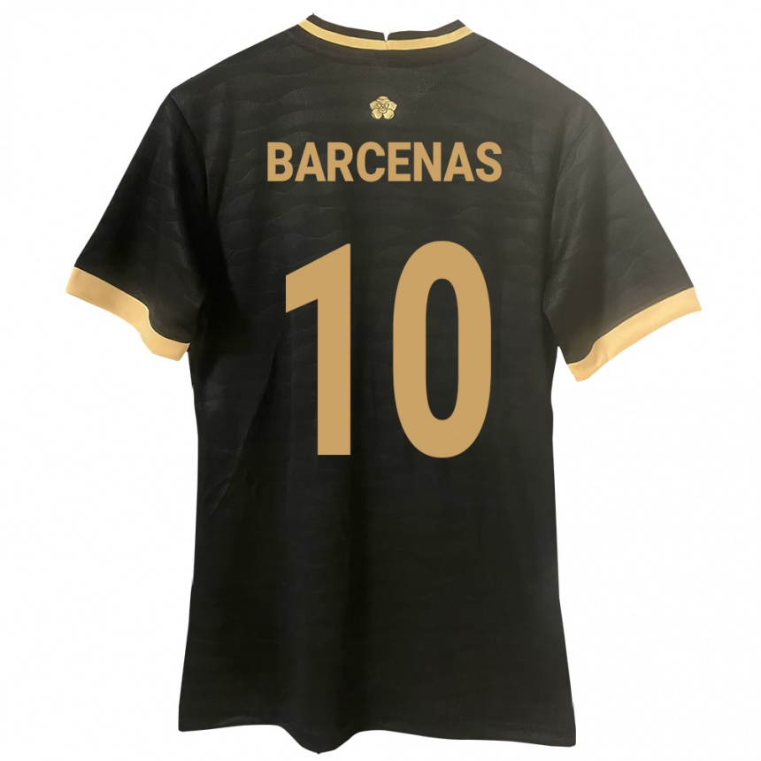 Kids Football Panama Yoel Bárcenas #10 Black Away Jersey 24-26 T-Shirt Uk