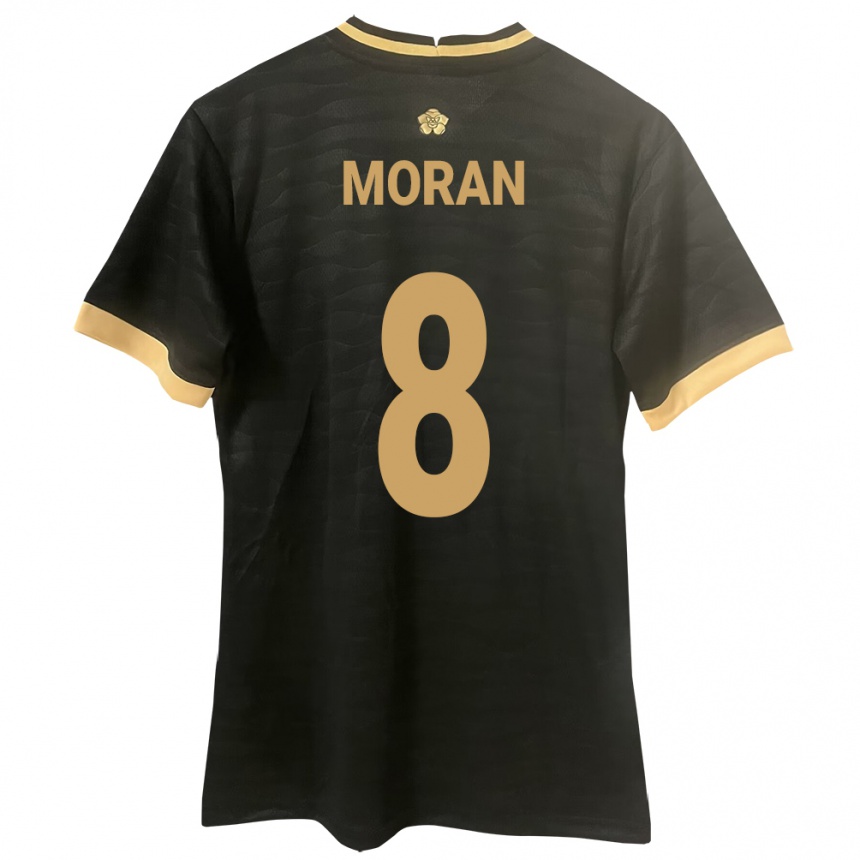 Kids Football Panama Martín Morán #8 Black Away Jersey 24-26 T-Shirt Uk