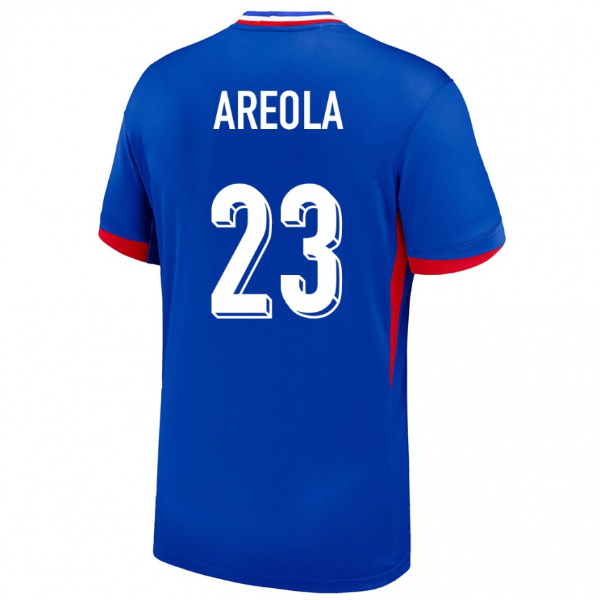 Men Football France Alphonse Areola #23 Blue Home Jersey 24-26 T-Shirt Uk