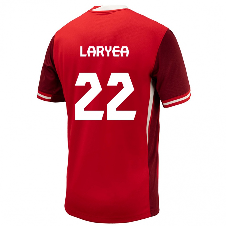 Men Football Canada Richie Laryea #22 Red Home Jersey 24-26 T-Shirt Uk