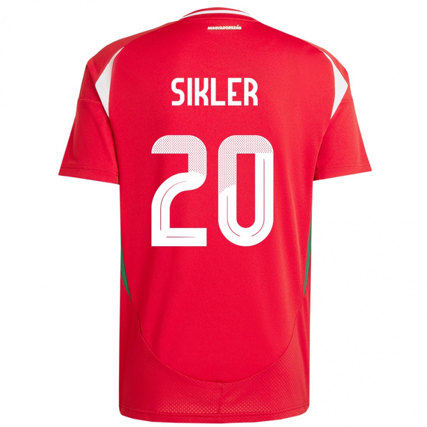 Men Football Hungary Kinga Sikler #20 Red Home Jersey 24-26 T-Shirt Uk