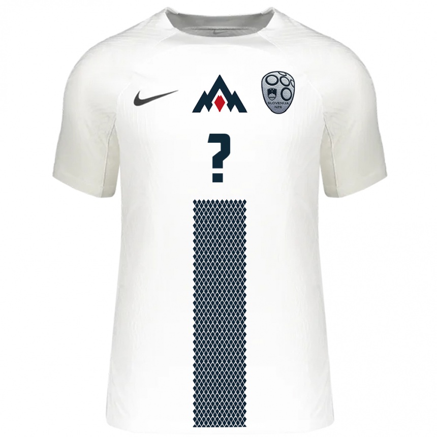 Men Football Slovenia Your Name #0 White Home Jersey 24-26 T-Shirt Uk