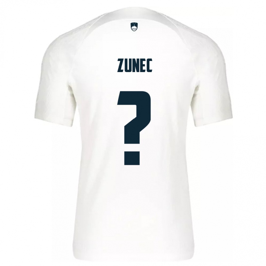 Men Football Slovenia Bor Zunec #0 White Home Jersey 24-26 T-Shirt Uk