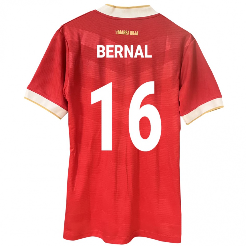 Men Football Panama José Bernal #16 Red Home Jersey 24-26 T-Shirt Uk