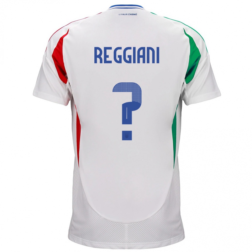 Men Football Italy Luca Reggiani #0 White Away Jersey 24-26 T-Shirt Uk