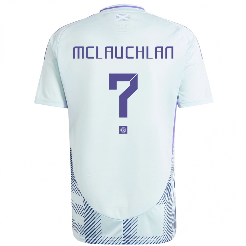 Men Football Scotland Rachel Mclauchlan #0 Light Mint Blue Away Jersey 24-26 T-Shirt Uk